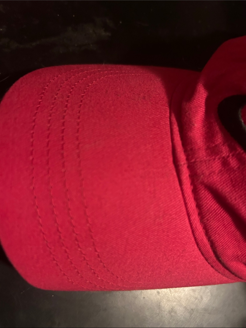 Nike Red Cap with Black Swoosh - Men's Casual Hat - Picture 8 of 8